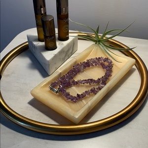 Amethyst necklace 18” 🦄💜👾🟣👩‍🎤☂️